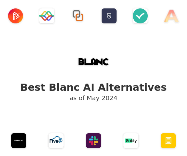 Best Blanc AI Alternatives