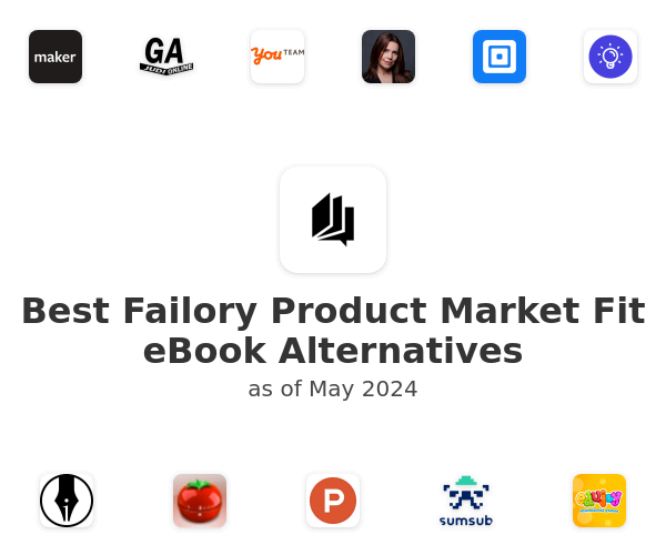 Best Failory Product Market Fit eBook Alternatives