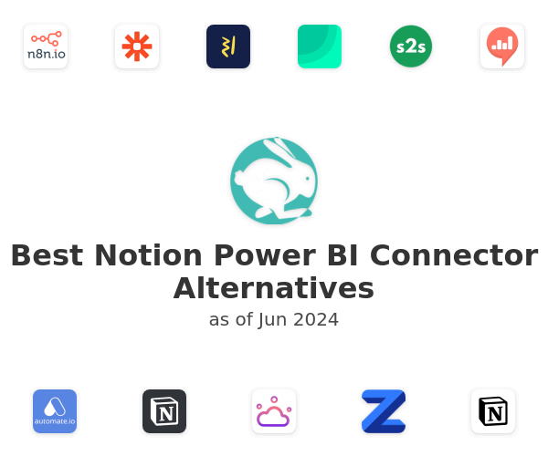 Best Notion Power BI Connector Alternatives