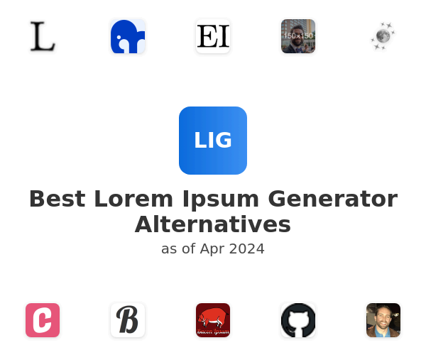 Best Lorem Ipsum Generator Alternatives