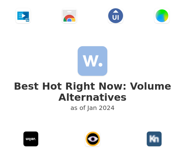 Best Hot Right Now: Volume Alternatives