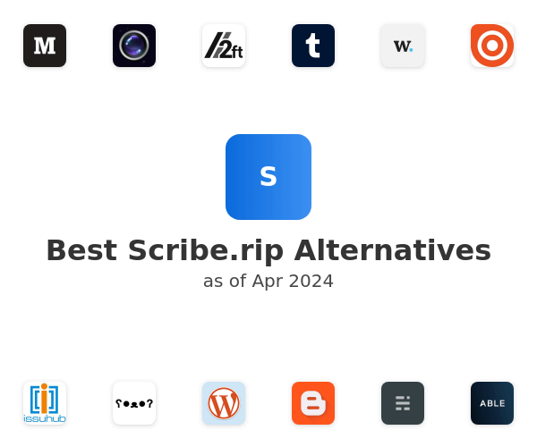 Best Scribe.rip Alternatives