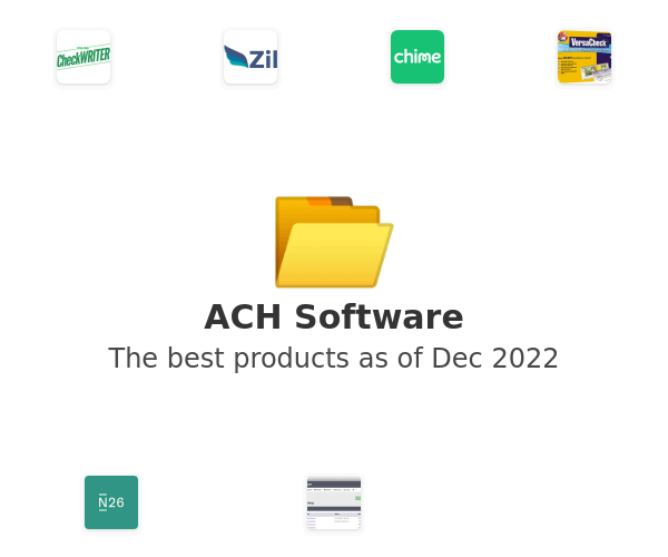 The best ACH products