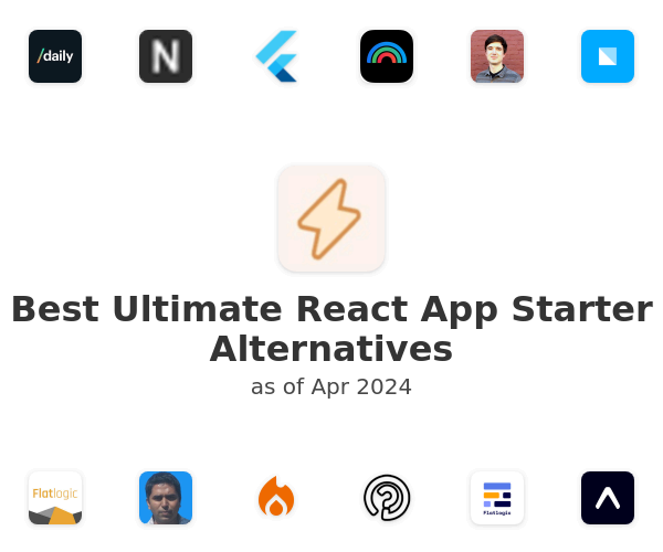 Best Ultimate React App Starter Alternatives