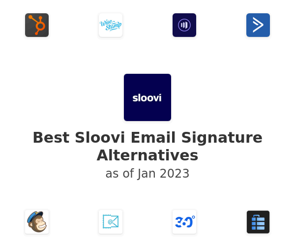 Best Sloovi Email Signature Alternatives