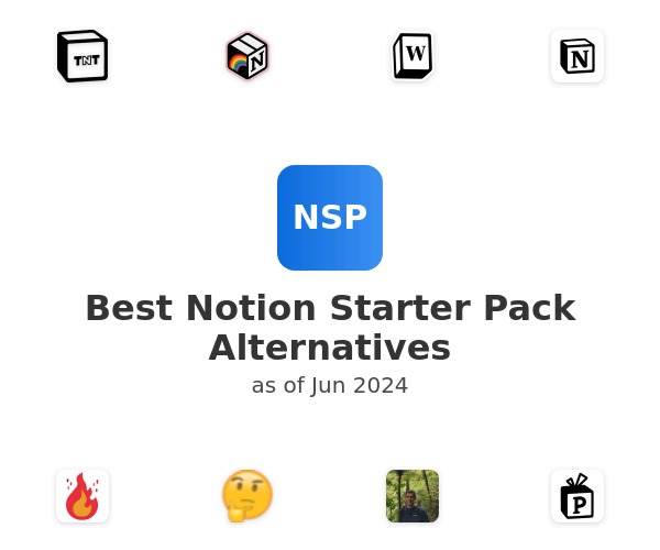 Best Notion Starter Pack Alternatives