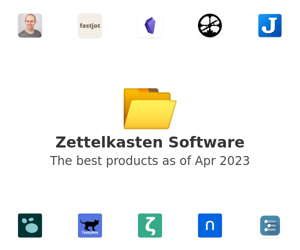 The best Zettelkasten products