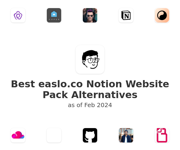 Best easlo.co Notion Website Pack Alternatives