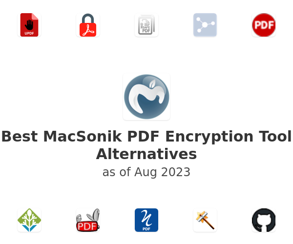 Best MacSonik PDF Encryption Tool Alternatives