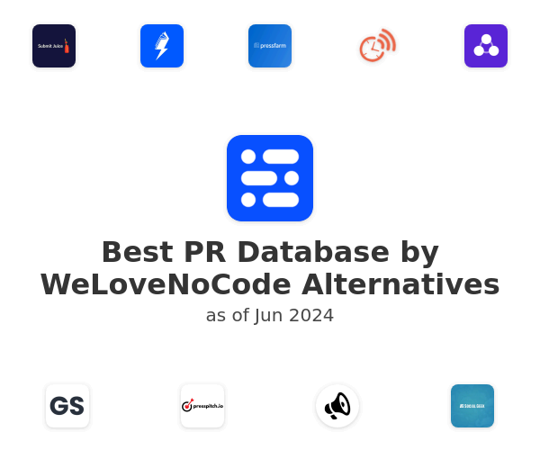 Best PR Database by WeLoveNoCode Alternatives