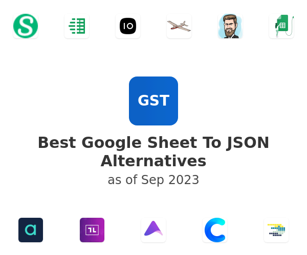 Best Google Sheet To JSON Alternatives