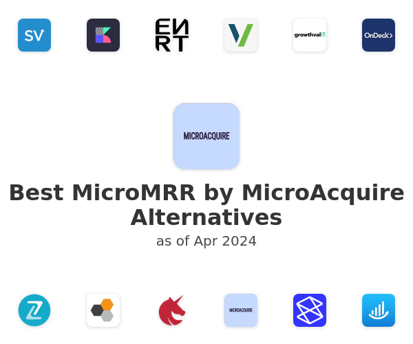 Best MicroMRR by MicroAcquire Alternatives