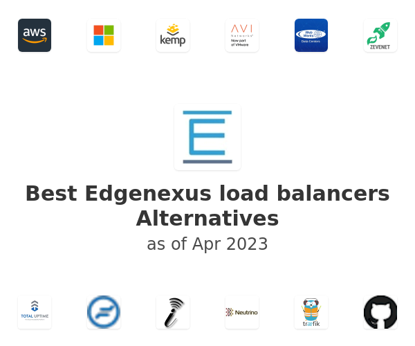 Best Edgenexus load balancers Alternatives