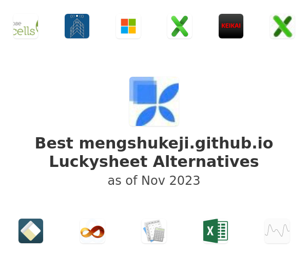 Best mengshukeji.github.io Luckysheet Alternatives