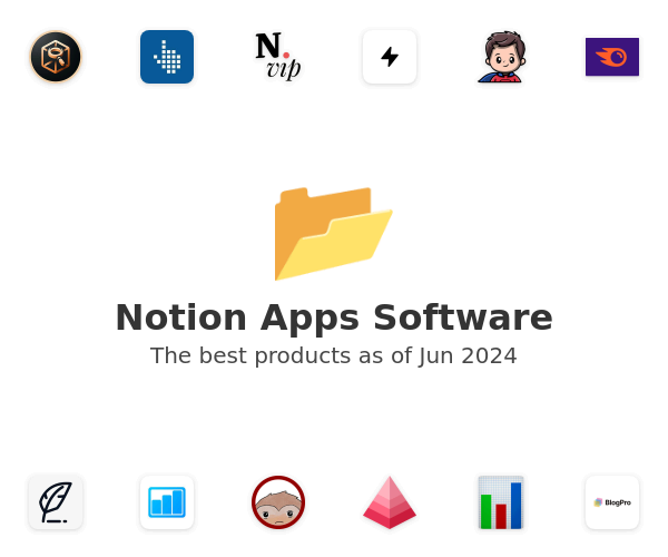 The best Notion Apps products