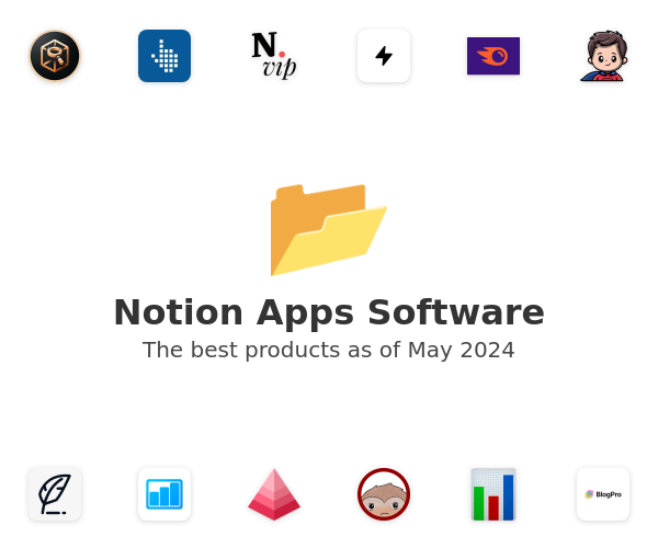 The best Notion Apps products