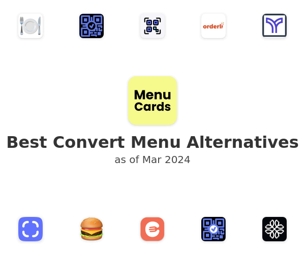 Best Convert Menu Alternatives