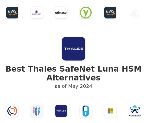 Best Thales SafeNet Luna HSM Alternatives