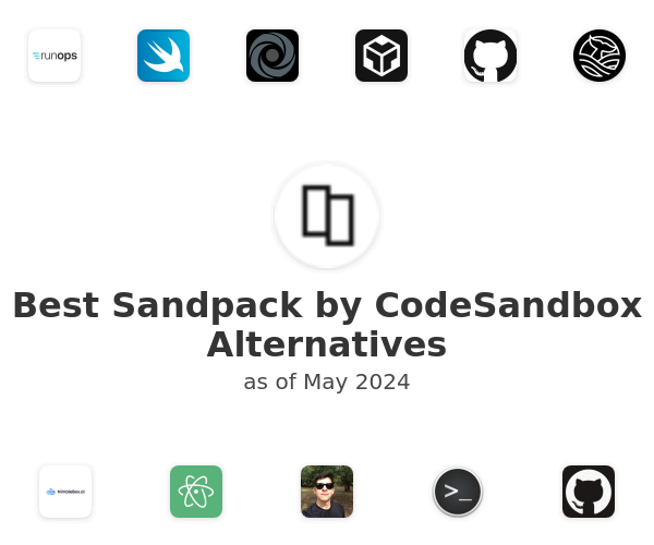 Best Sandpack by CodeSandbox Alternatives