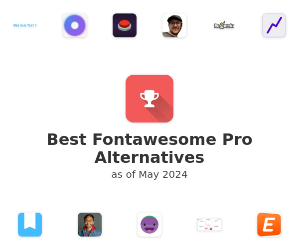 Best Fontawesome Pro Alternatives
