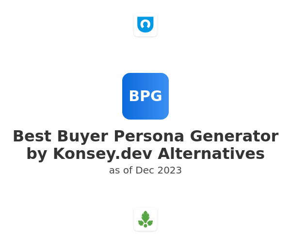 Best Buyer Persona Generator by Konsey.dev Alternatives