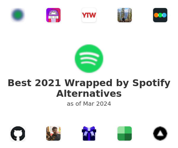 Best 2021 Wrapped by Spotify Alternatives