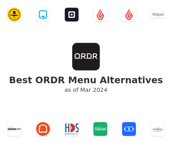 Best ORDR Menu Alternatives