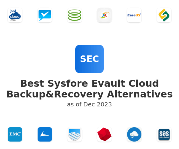 Best Sysfore Evault Cloud Backup&Recovery Alternatives