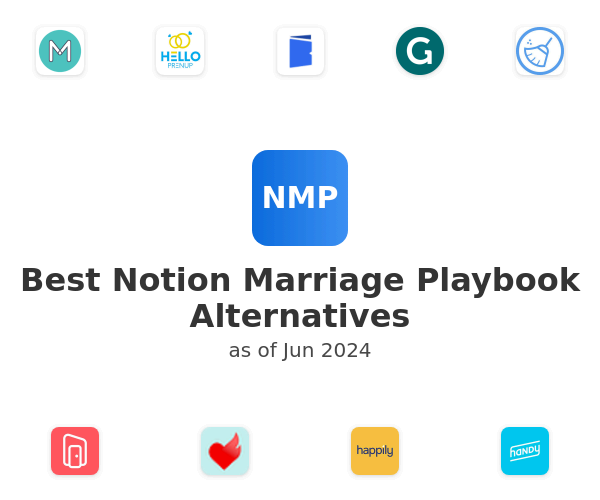 Best Notion Marriage Playbook Alternatives