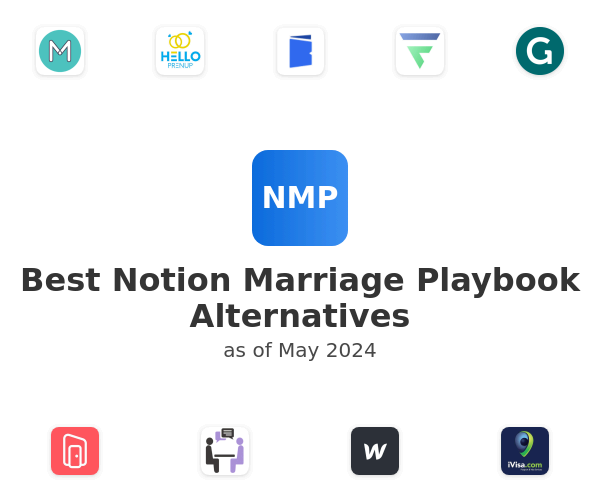 Best Notion Marriage Playbook Alternatives