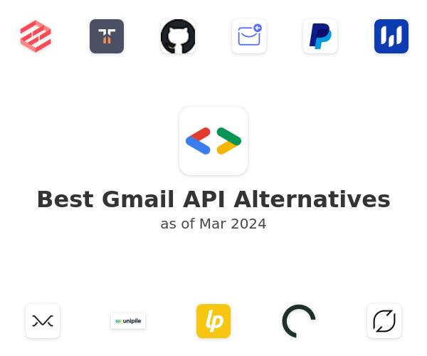 Best Gmail API Alternatives