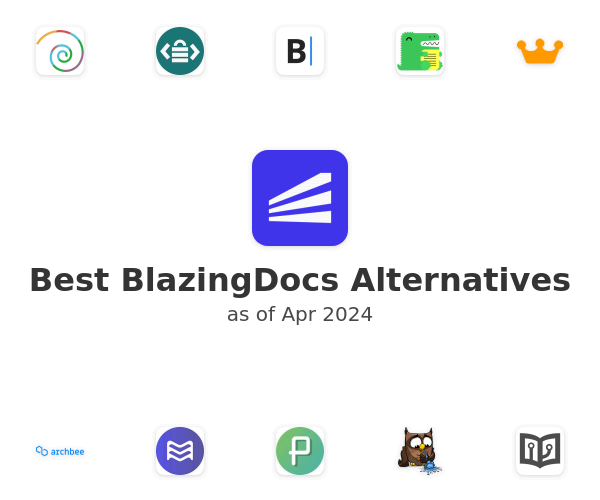 Best BlazingDocs Alternatives