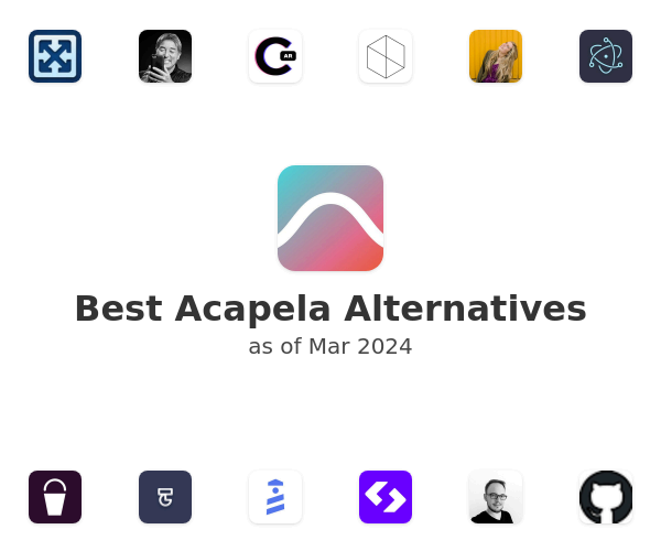 Best Acapela Alternatives