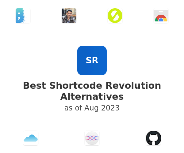 Best Shortcode Revolution Alternatives