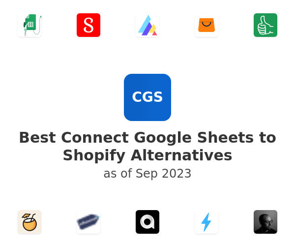 Best Connect Google Sheets to Shopify Alternatives