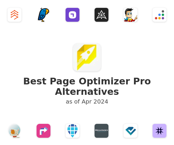 Best Page Optimizer Pro Alternatives