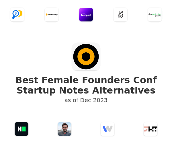 Best Female Founders Conf Startup Notes Alternatives