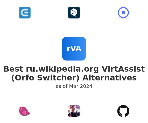 Best ru.wikipedia.org VirtAssist (Orfo Switcher) Alternatives