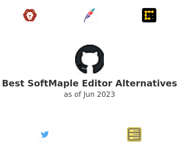 Best SoftMaple Editor Alternatives