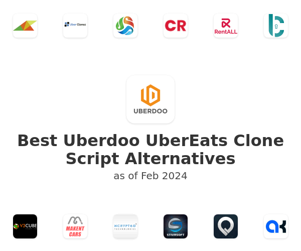 Best Uberdoo UberEats Clone Script Alternatives