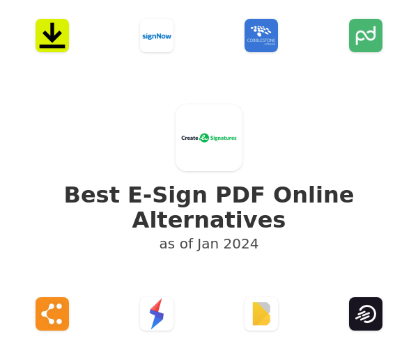 Best E-Sign PDF Online Alternatives