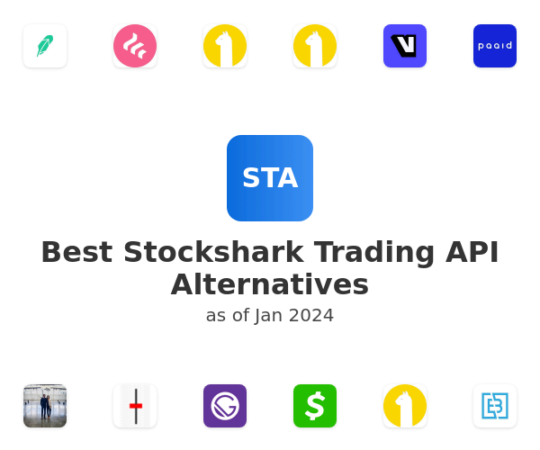 Best Stockshark Trading API Alternatives