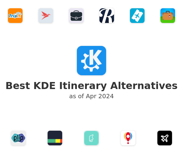 Best KDE Itinerary Alternatives