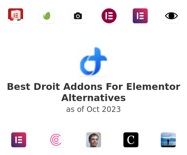 Best Droit Addons For Elementor Alternatives