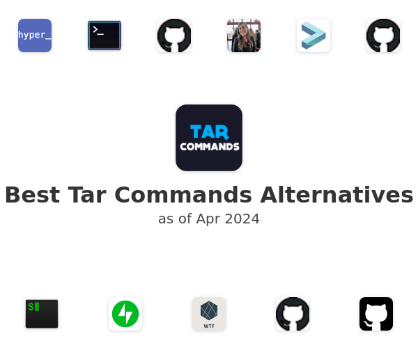 Best Tar Commands Alternatives