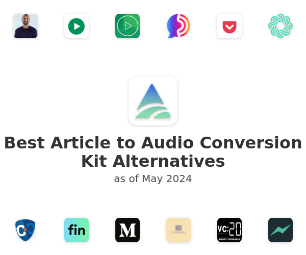 Best Article to Audio Conversion Kit Alternatives