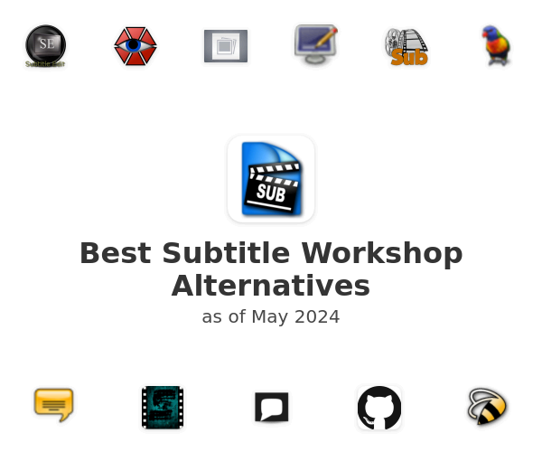 Best Subtitle Workshop Alternatives