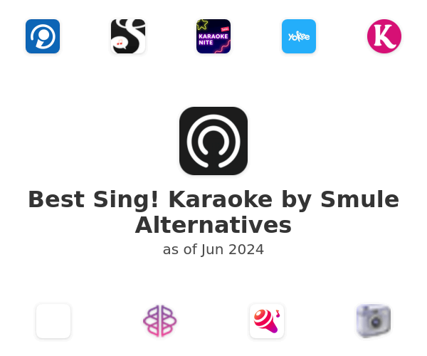 Best Sing! Karaoke by Smule Alternatives