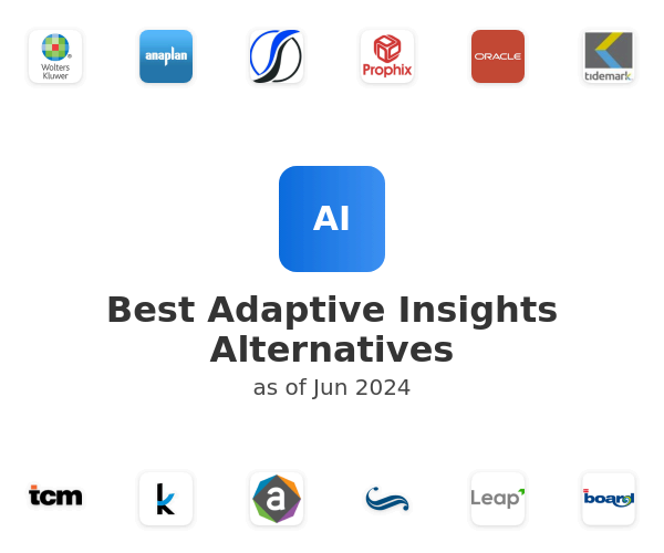 Best Adaptive Insights Alternatives