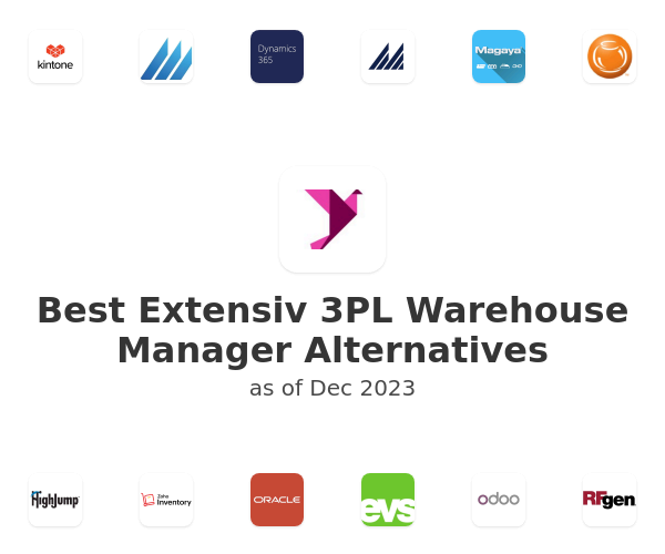 Best Extensiv 3PL Warehouse Manager Alternatives